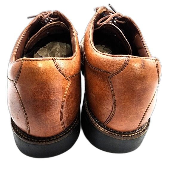 Neil M. 172412 Brown Leather Oxfords Men's Size 10 D - Picture 3 of 9